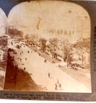 Birds Eye View  St Louis MO 1904 Worlds Fair Whiting Stereoview - $20.74