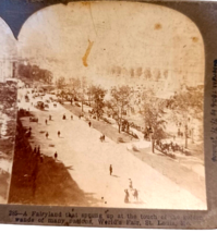 Birds Eye View  St Louis MO 1904 Worlds Fair Whiting Stereoview - £15.58 GBP