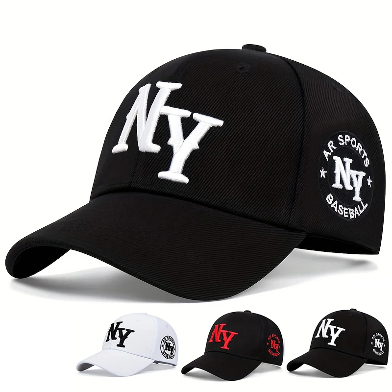 Fashion Letter Embroidery Baseball Cap Hip Hop Snapback Cap Spring Summer - £10.88 GBP+