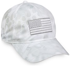 Kryptek® Yeti™ American Flag, Moisture Wicking Cap for Men - £15.13 GBP