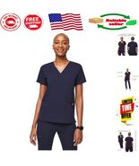 Casma Women&#39;s Scrub Top - Classic Fit, 3 Pockets, Four-Way Stretch Comfort - $1,769.57 MXN