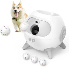 Iretriever Dog Ball Launcher With 3Pcs Balls, Automatic Obstacle Avoidan... - £132.44 GBP