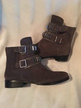 Pour La Victoire CARON Womens Caron Double Strap Ankle Boots ARMY SZ 7.5... - $125.55