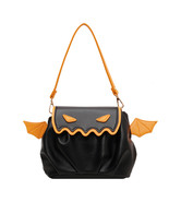 Halloween Devil Pumpkin bag for women Cute Contrast Color  handBag for g... - $25.68