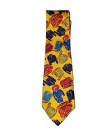 Vintage 1990s GAP 100% Italian Silk Abstract Mod Coat Fashion Men’s Neck... - $52.11 CAD