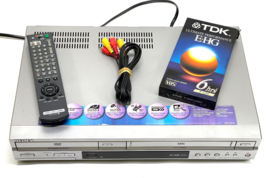 Sony SLV-D350P DVD VCR Combo Player VHS Hi-Fi Stereo Progressive Scan &amp; Remote - £101.67 GBP