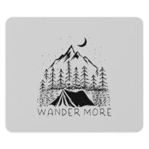 Personalized Mousepad with Non-Slip Neoprene and Unique Camping &quot;Wander ... - $17.51