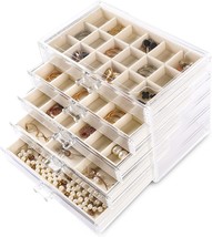 Stackable Earring Display Holder For Rings, Studs, And Bracelets, Frebeauty - £32.42 GBP