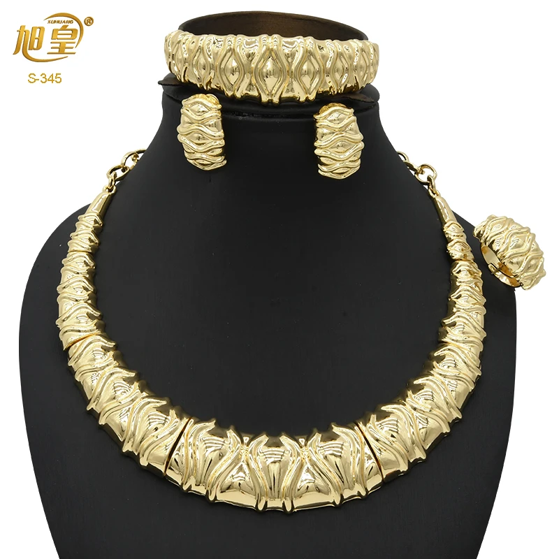 France High Quality Necklace Bracelet Jewelry Set Nigerian Luxury Bride Wedding  - £43.17 GBP