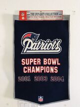 The Dynasty Collection Genuine Wool Blend New England Patriots Wall Hang... - $29.07