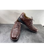 Johnston &amp; Murphy Oxford Men 11.5M Shuler Shoes Brown Pebbled Leather Derby - $51.31 CAD