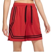 Nike Dri-FIT Fly Crossover Womens Basketball Elastic Waist Shorts Red NE... - £31.56 GBP