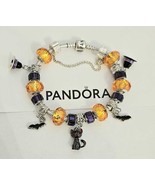 Halloween, Witch, Bat, Black Cat  - Authentic Pandora bracelet - $205.14 CAD
