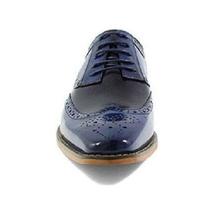 Stacy Adams Tinsley Wingtip Oxford Mens Shoes Cobalt Multi  Lace Up 25092-468 image 2