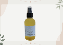 Organic Calming Baby Oil Nourishing, Soothing, Calming - £16.52 GBP