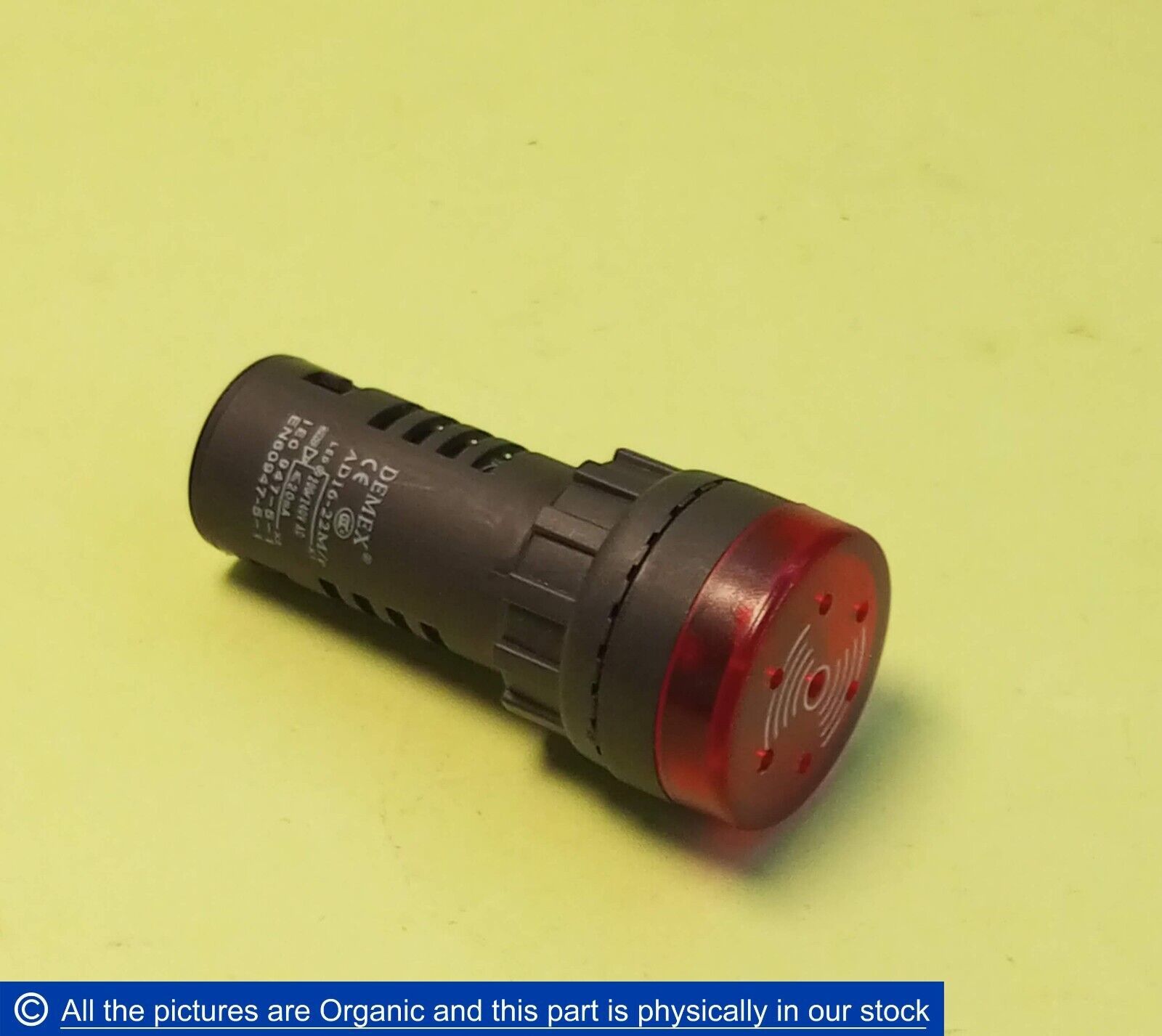 DEMEX AD16-22M/r Buzzer Switch HRB Series AD1622Mr 22mm LED Red Light In... - $47.00