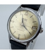 VTG Gruen Precision Swiss Hand-Winding Mechanical Watch Men Silver Date ... - $91.89 CAD