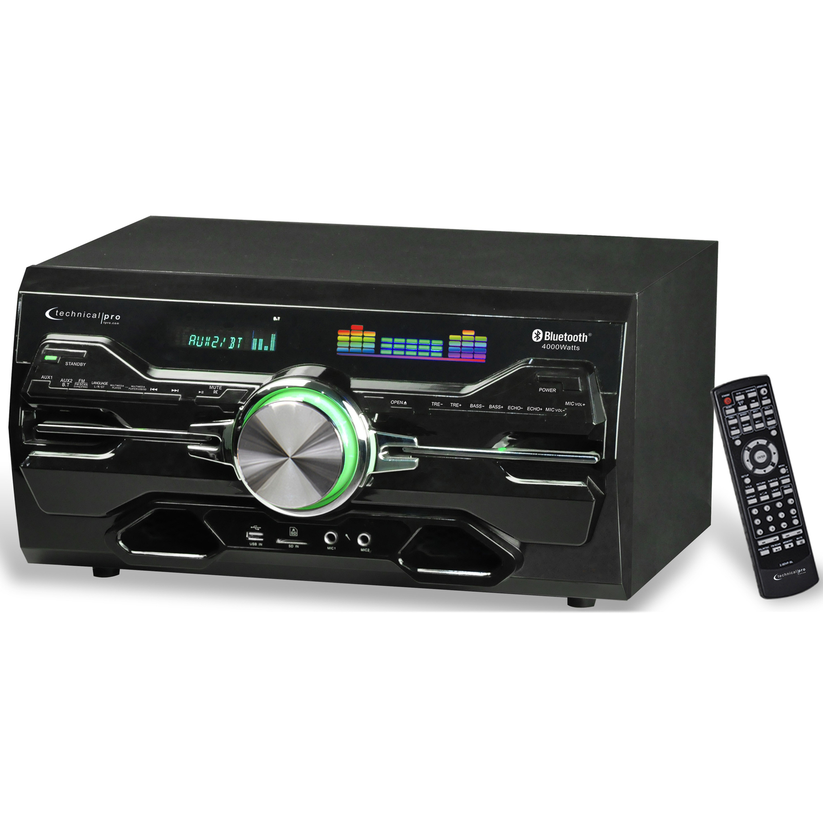 Technical Pro, Professional Bluetooth Home Audio Receiver w/ Built-in DVD Player - £235.98 GBP