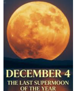 HAUNTED SUPER MOON DEC 4TH  YEAR OF FORTUNE AHEAD ADVANCED RARE MAGICK  - €61,13 EUR
