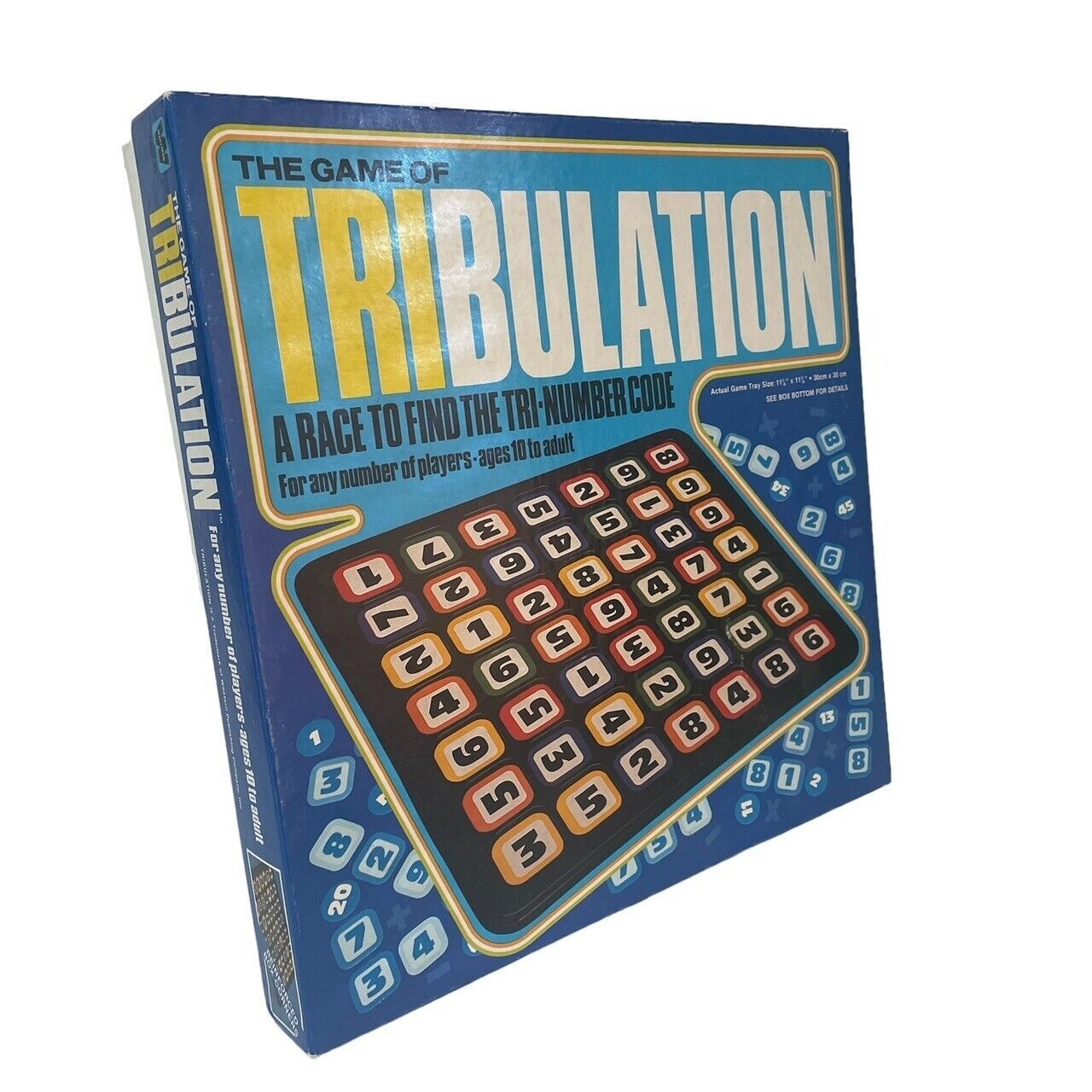 The Game Of Tribulation Tri Number Code Math Board Game Vintage 1981 Nice - $18.11
