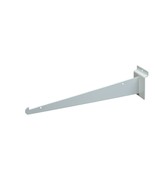 New 12&quot; Slatwall Shelf Brackets With Lip - White 48 pcs - $180.48 CAD