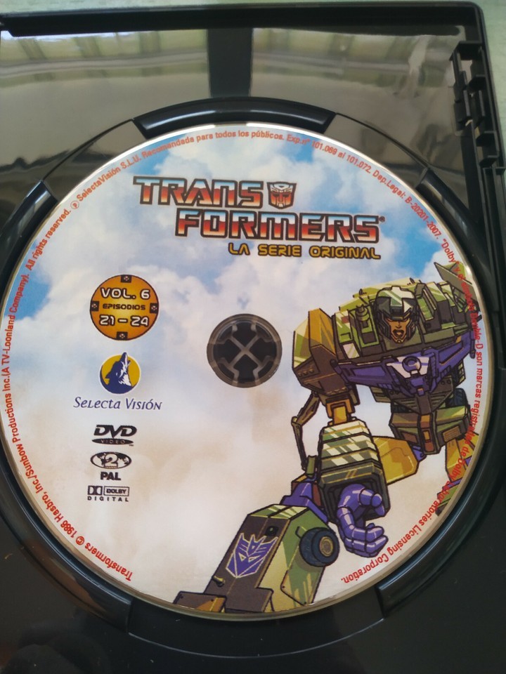 Transformers The Series Original Vol 6 - Episodes 21-24 - DVD Spanish English - Item image 3