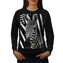 Wellcoda Safari Cute Animal Womens Sweatshirt, Africa Casual Pullover Jumper - £22.67 GBP