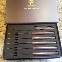 6 Pcs Knife Set Professional Steak Knives Kitchen Cutlery Tool - $49.50