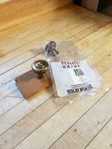 SOLID BRASS DRAWER KNOB 1.5&quot; SET OF 4 - £7.06 GBP