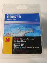Kodak Remanufactured Ink Cartridges For Epson T71 Printers Multipack New - $21.16