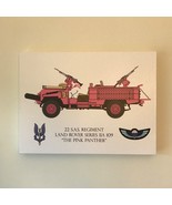 22 S.A.S. Regiment Pink Panther Land Rover Canvas Print &amp; 3D PVC Morale ... - $65.41