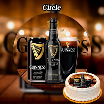 Edible Guinness Cake Topper Personalised - $9.99