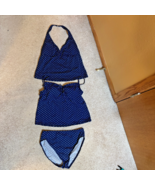VTG Lands&#39; End Ladies 3 Pc&#39;s Swimwear 2-Tankini&#39;s &amp; 1-Brief Sz. 8 - $1,873.69 MXN