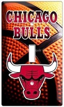 Chicago Bulls Nba Basketball Champions Single Light Switch Art Wall Plate Cover - £8.78 GBP