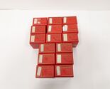 Vintage 60's Pavelle Color 2"x2" Slide Holder 15 Boxes + Lids, Red Plastic - $18.00