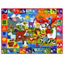 QUOKKA Small Classroom Rug for Kids - 59x39 ABC Rugs for Playroom - Alph... - £24.88 GBP