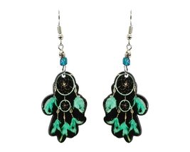 Dream Catcher Graphic Dangle Earrings - Womens Fashion Handmade Jewelry Boho Acc - £7.82 GBP+