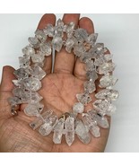 11-24mm, 42 Bds, 83.5g, Natural Terminated Diamond Quartz Beads Strand 1... - £47.21 GBP