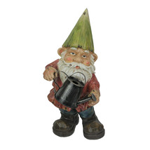 Garden Gnome With Watering Can Home Garden Decor Sculpture Lawn Yard Decoration - £35.60 GBP