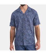 George Men&#39;s Relaxed Button Front Camp Shirt MEDIUM (38-40) Washed Indig... - $28.07 CAD
