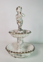 Cherub Fountain Two-Tiered Napcoware Tuscany Alabastro 1950s Vintage Reg... - $22.72