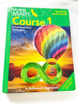 2015 HC Big Ideas Math Course 1 A Common Core Curriculum, California Edi... - $15.99