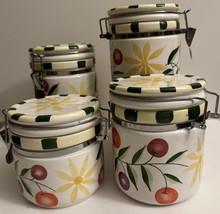 Canister Set  With Locking Lids: 4 Pieces - £47.44 GBP