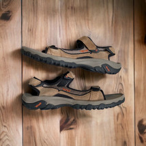 TEVA Mozel Sandals 4290 Mens Brown Men&#39;s Size 13 Leather Outdoor Hiking Shoes - £25.50 GBP