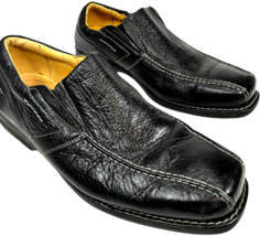 Florsheim men&#39;s Black Leather Sheepskin Lined Loafers 18423 size 10 M - $511.65 MXN