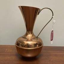 Vintage Old New Stock Peerage made in England Copper pitcher 6.5” - $23.76