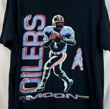 Vintage Houston Oilers T Shirt Warren Moon Single Stitch NFL USA Men’s XL 90s  - $119.99