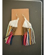 Ink And Alloy Earrings Brand New Rainbow - $22.76