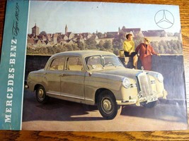 1954 1955 Mercedes-Benz Type 180D Color Brochure, Original - £37.87 GBP
