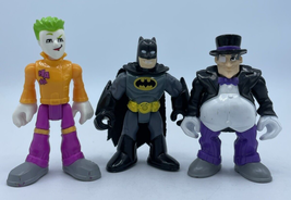Imaginext Figure Lot DC Comics Super Friends Batman Penguin Joker - £5.41 GBP